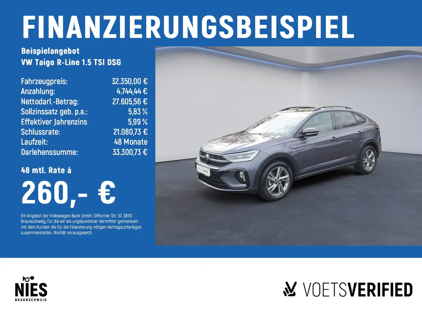Volkswagen Taigo R-Line 1.5 TSI DSG MATRIX-LED+RearView+ACC Gris - 2