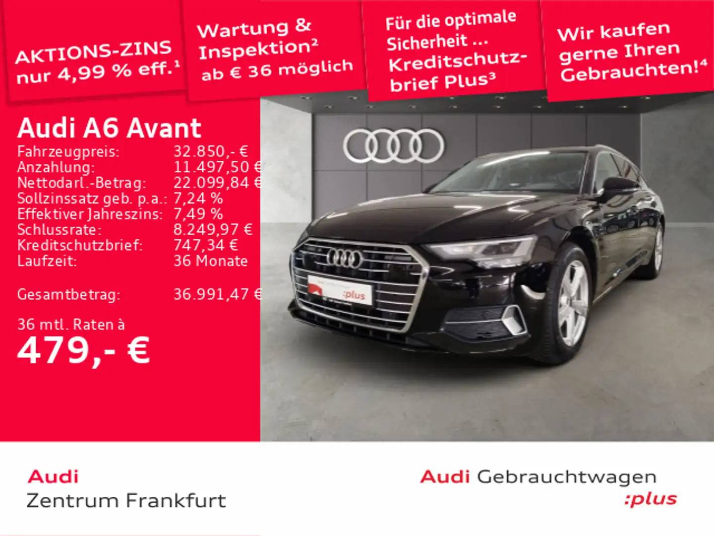 Audi A6 40 TDI S tronic sport LED ACC DAB Schwarz - 1