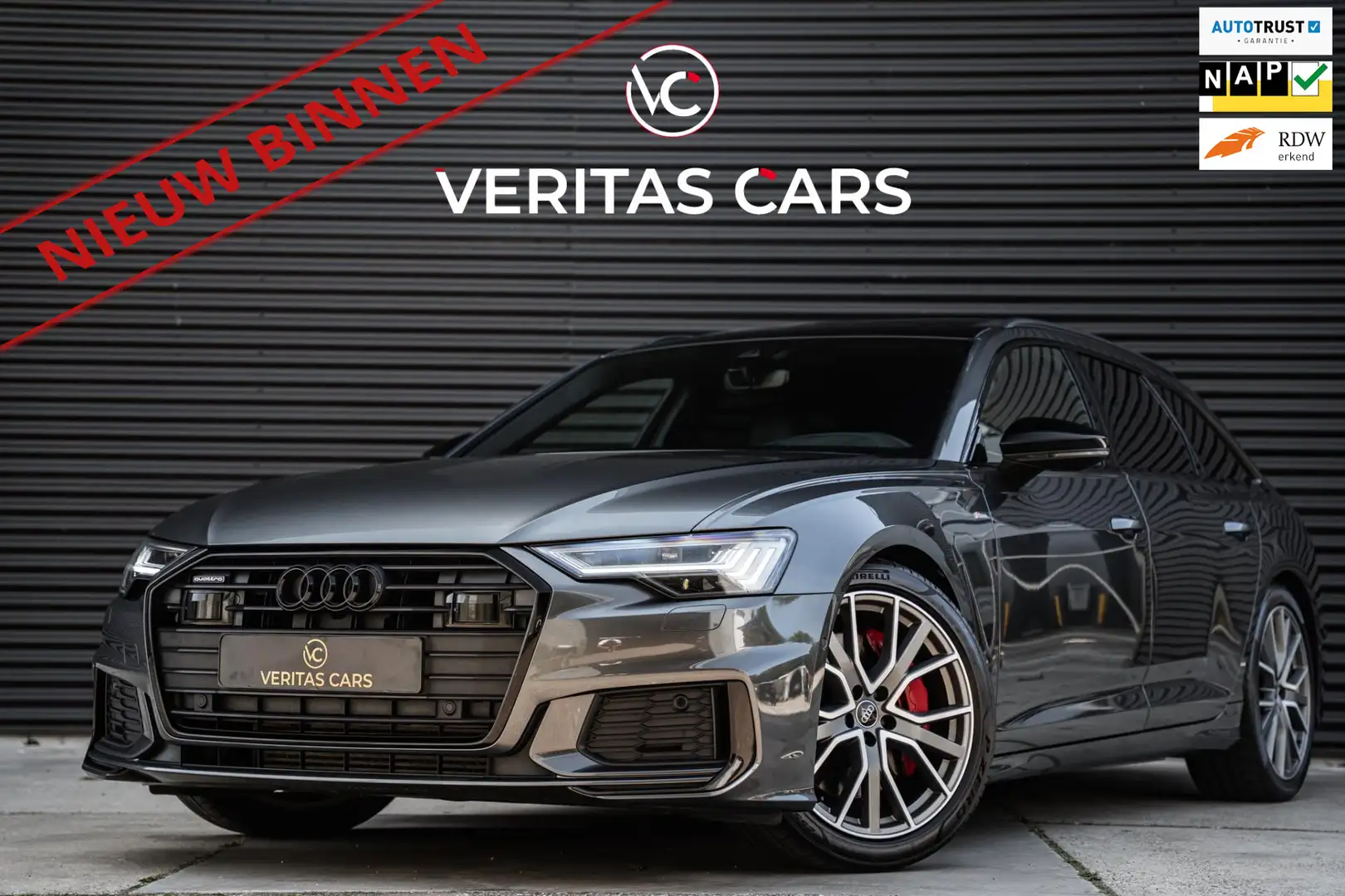Audi A6 Avant 55 TFSI E Quattro S-Line 367 PK|BTW AUTO|Pan Grijs - 1