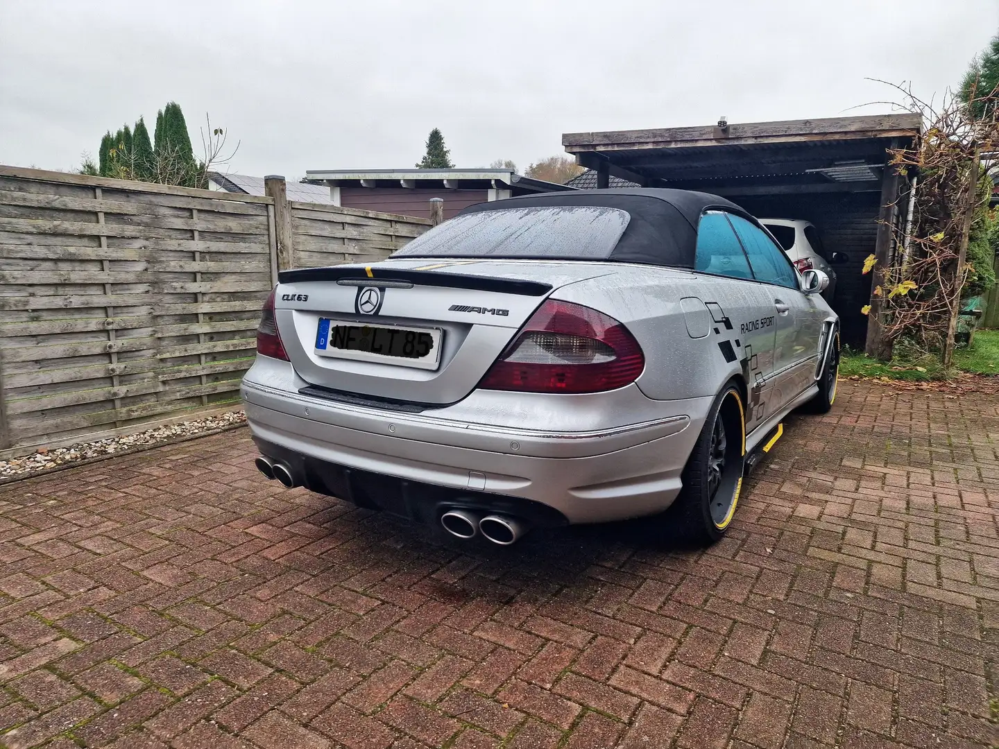 Mercedes-Benz CLK 320 CLK-Klasse Cabrio ( AMG 63 Umbau) Argent - 2