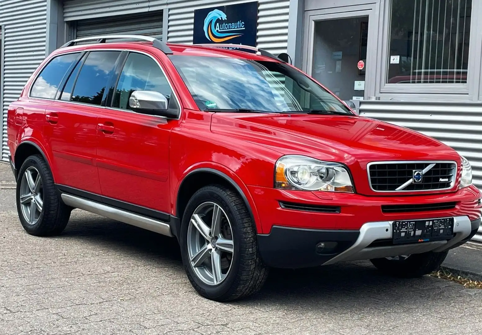 Volvo XC90 D5 R-DESIGN 4WD LEDER NAVI STANDHZG. 7-SITZ Rouge - 1