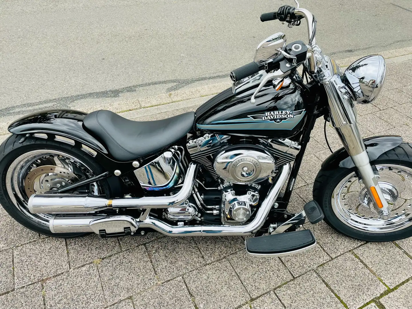 Harley-Davidson Softail Fatboy Negru - 2