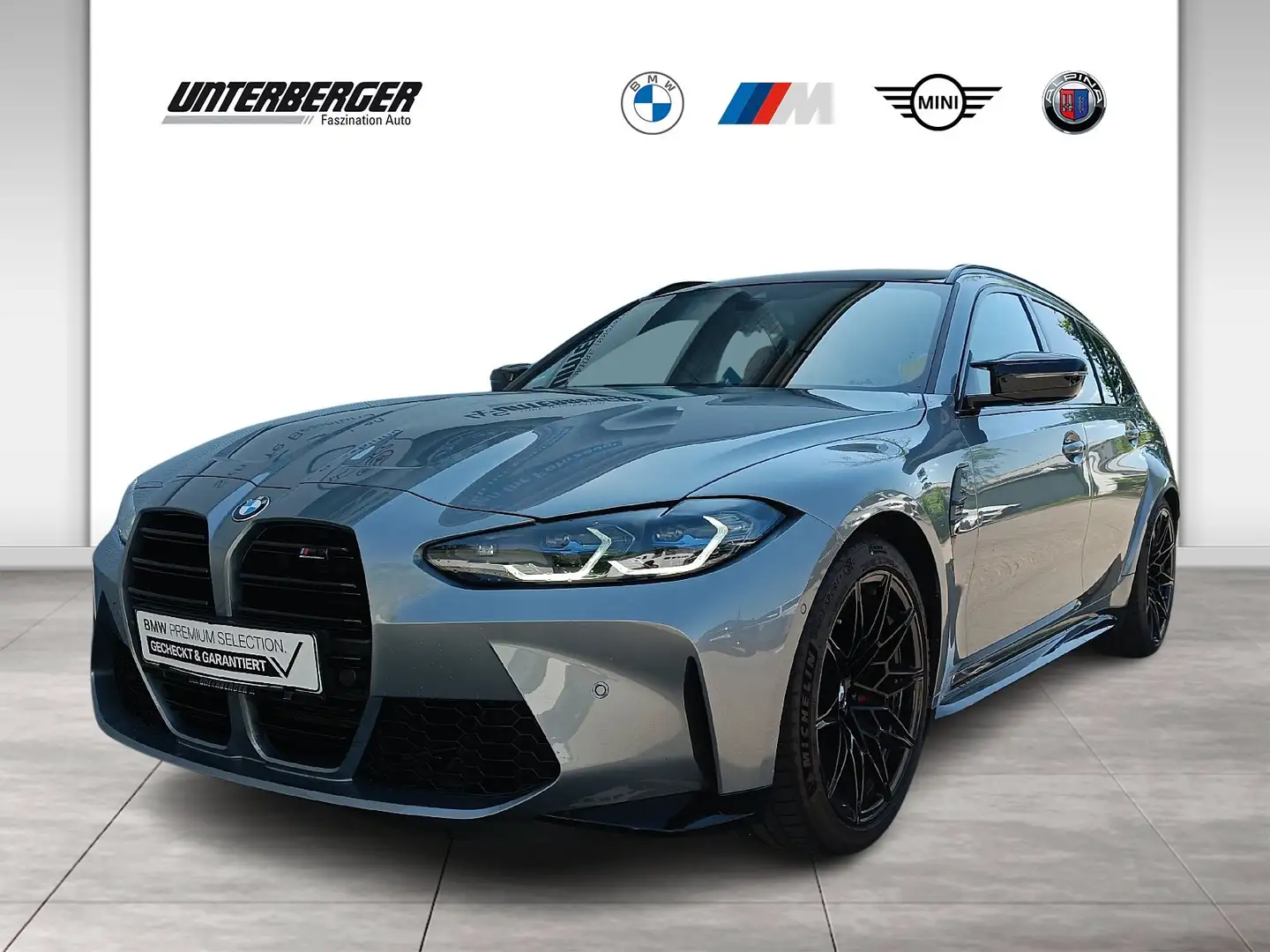 BMW M3 Competition xDrive Touring HK HiFi DAB SHZ Šedá - 1