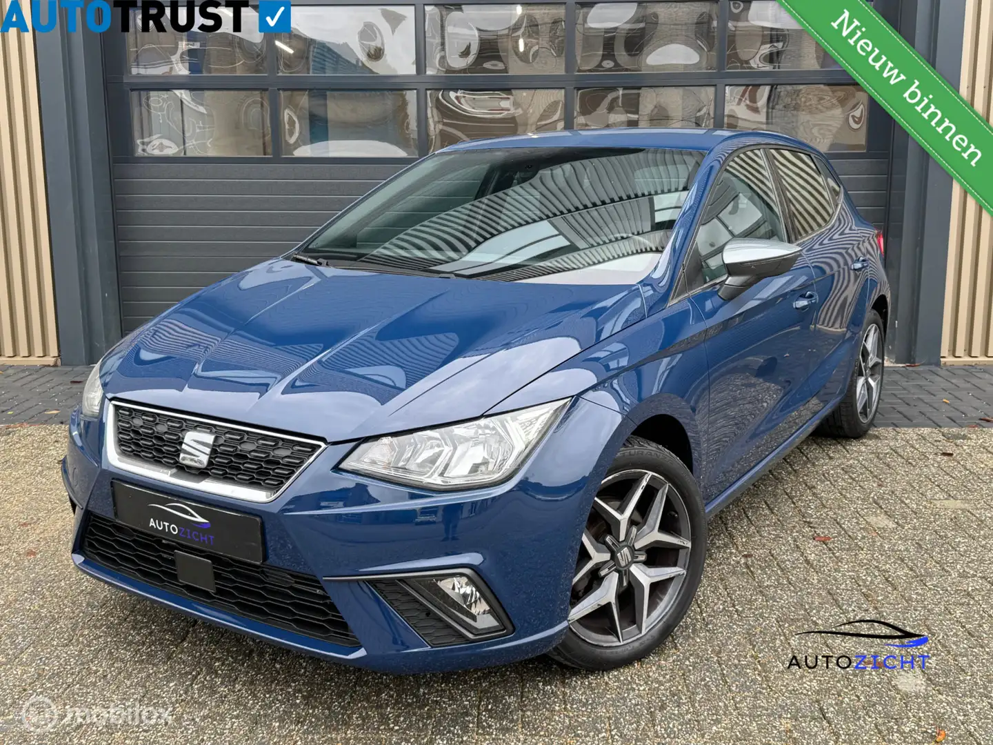 SEAT Ibiza 1.0 TSI Excellence | Carplay | Stoelverw | ACC | Bleu - 1