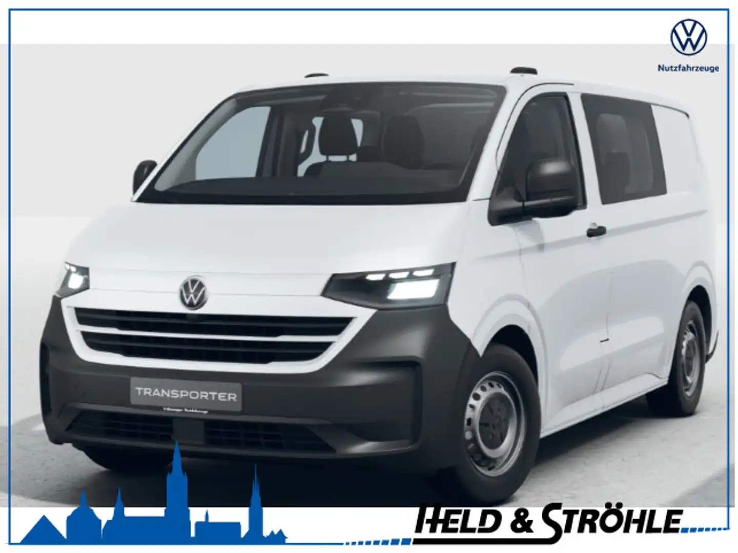 Volkswagen T7 Transporter Kasten Plus 2.0 TDI DSG LR AKTION Blanc - 1