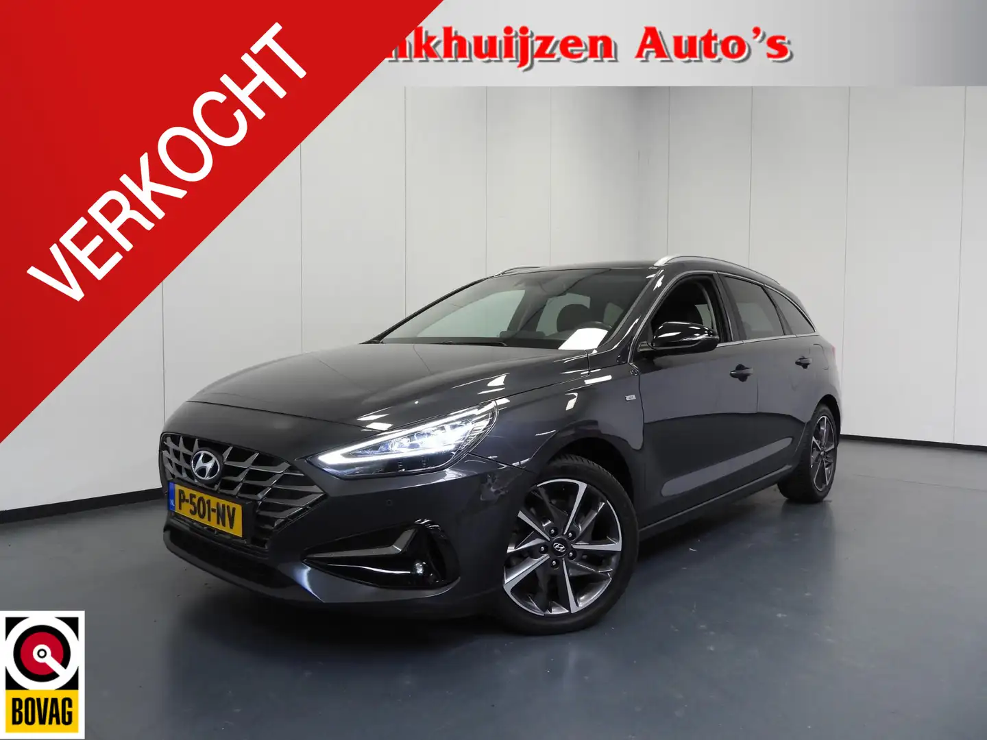 Hyundai i30 Wagon 1.5 T-GDi MHEV Premium NAVI/LEER/CAMERA/LED/ Grau - 1