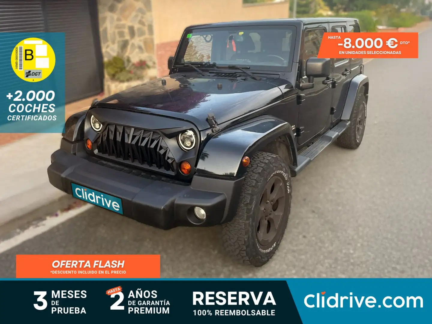 Jeep Wrangler 2.8 CRD Rubicon Auto Negro - 1