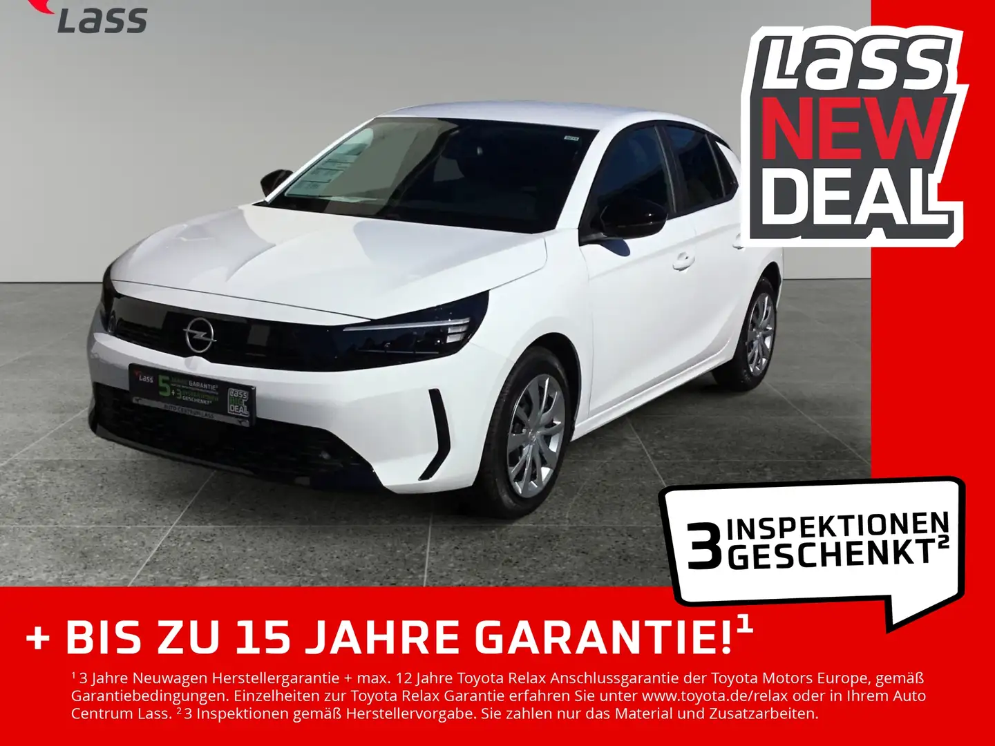 Opel Corsa 1.2 Turbo Tempomat, Klima, Tagfahrlicht Wit - 1