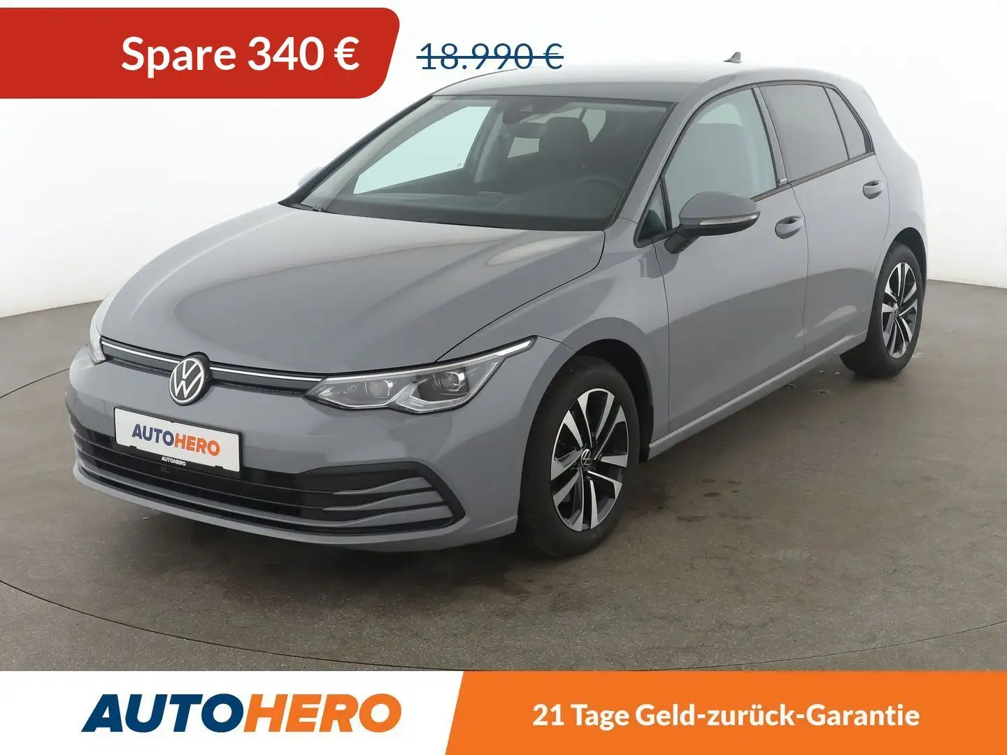 Volkswagen Golf 1.5 TSI ACT United*LED*NAVI*ACC*PDC*SHZ*KLIMA* Gris - 1