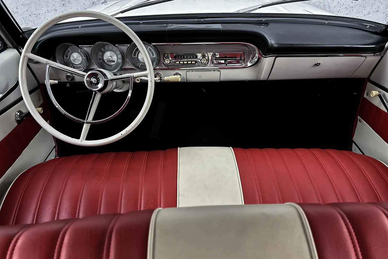 Ford Fairlane 500 V8 4-deur sedan 1962 Weiß - 2