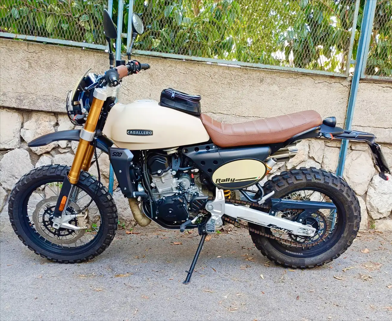 Fantic Caballero 500 rally Beżowy - 2