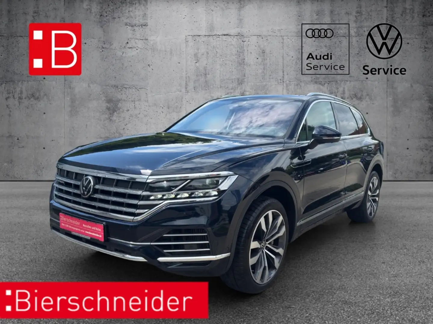 Volkswagen Touareg 3.0 TSI eHybrid 4Mo Elegance IQ-LIGHT COCKPIT 21 S Blau - 1