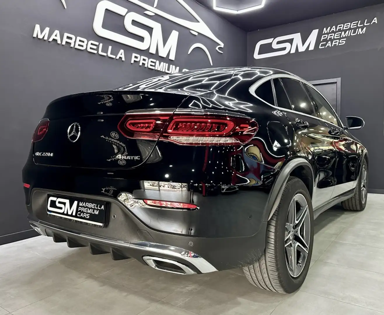 Mercedes-Benz GLC 220 Coupé 220d 4Matic 9G-Tronic Zwart - 2