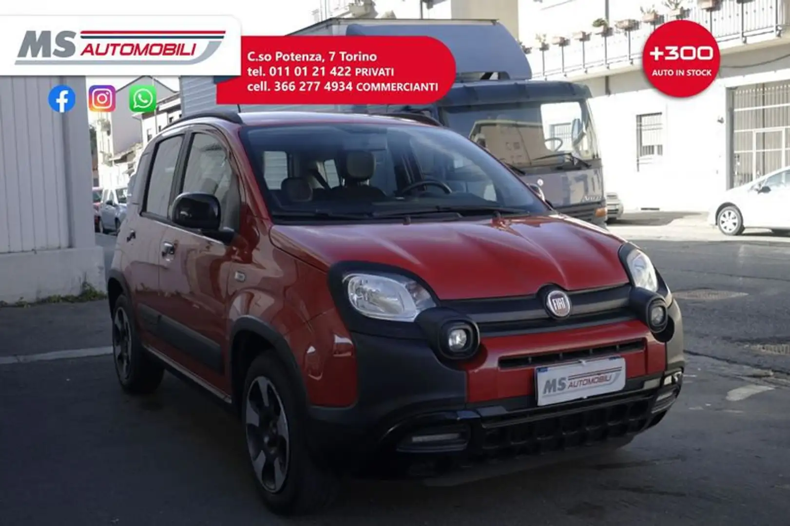 Fiat Panda 1.2 City Cross Promozione Unicoproprietario Rouge - 1