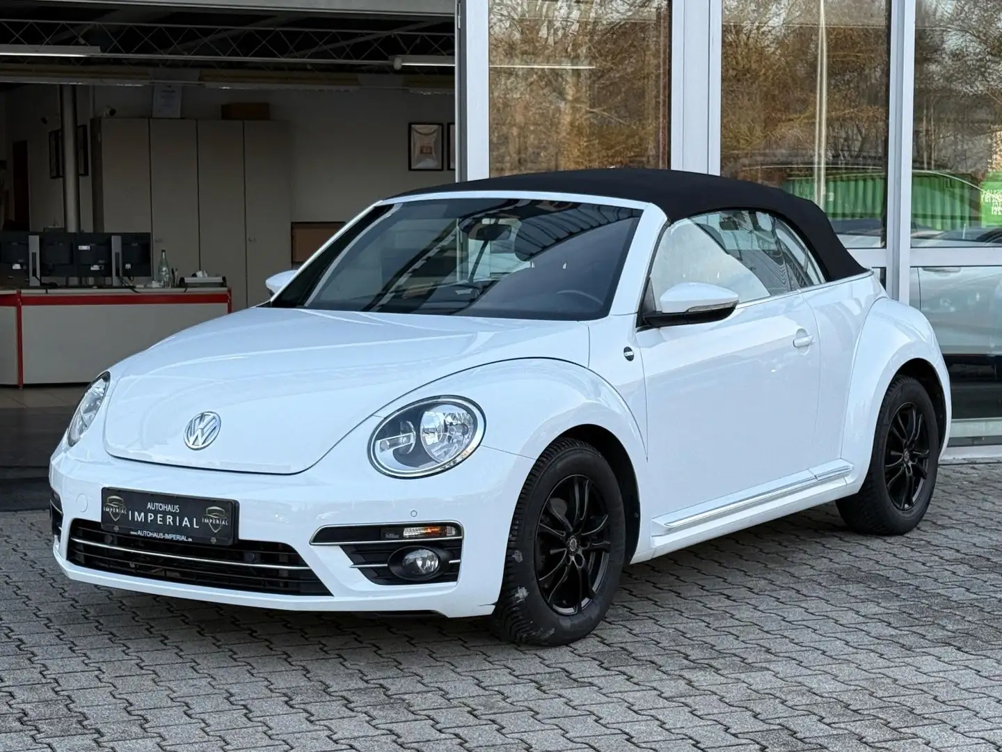 Volkswagen Beetle Cabriolet Sound NAVI+PDC+GRA+SHZ+NSW+17" Weiß - 2