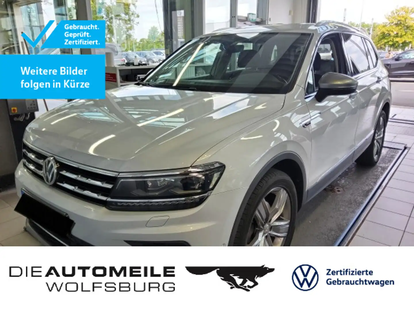 Volkswagen Tiguan Allspace 2.0 TDI 4Motion DSG Highline AHK Weiß - 1