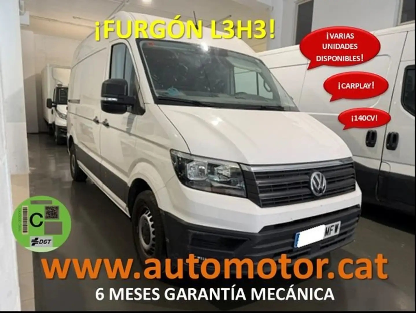 Volkswagen Crafter 35 Furgon BM TA L3H3 2.0TDI 103kW140CV Blanco - 1