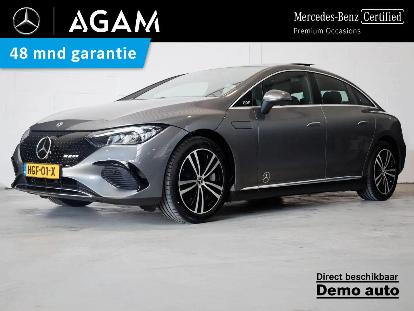 Mercedes-Benz EQE 300 Limousine Business Edition 90 kWh Panorama dak Gris - 1