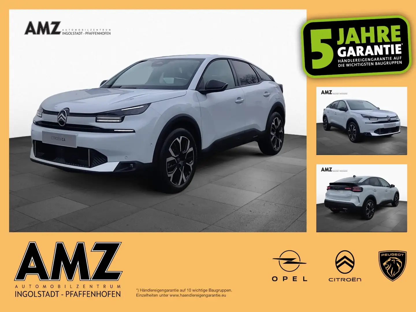 Citroen C4 Max Facelift HUD KAM PDC Klimaauto. Alb - 1