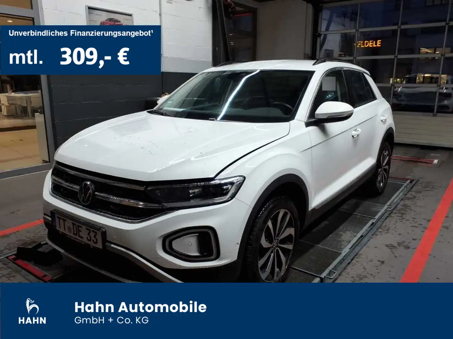 Volkswagen T-Roc 1.0TSI Style Leder Sitzheizung LED AppConn Weiß - 1