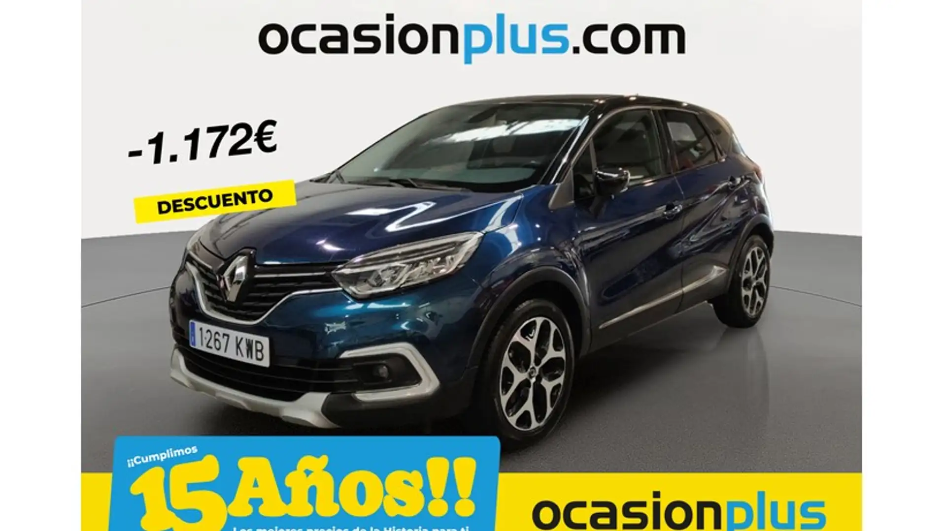 Renault Captur TCe GPF Zen 96kW Blauw - 1