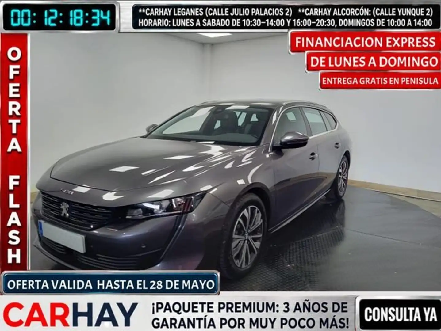 Peugeot 508 SW Allure BlueHDi 96kW Gris - 1
