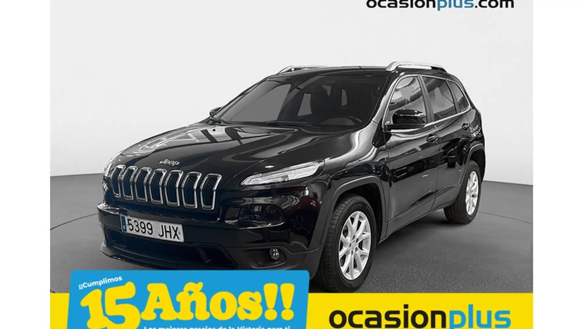 Jeep Cherokee 2.0D Longitude 4x2 103kW Zwart - 1