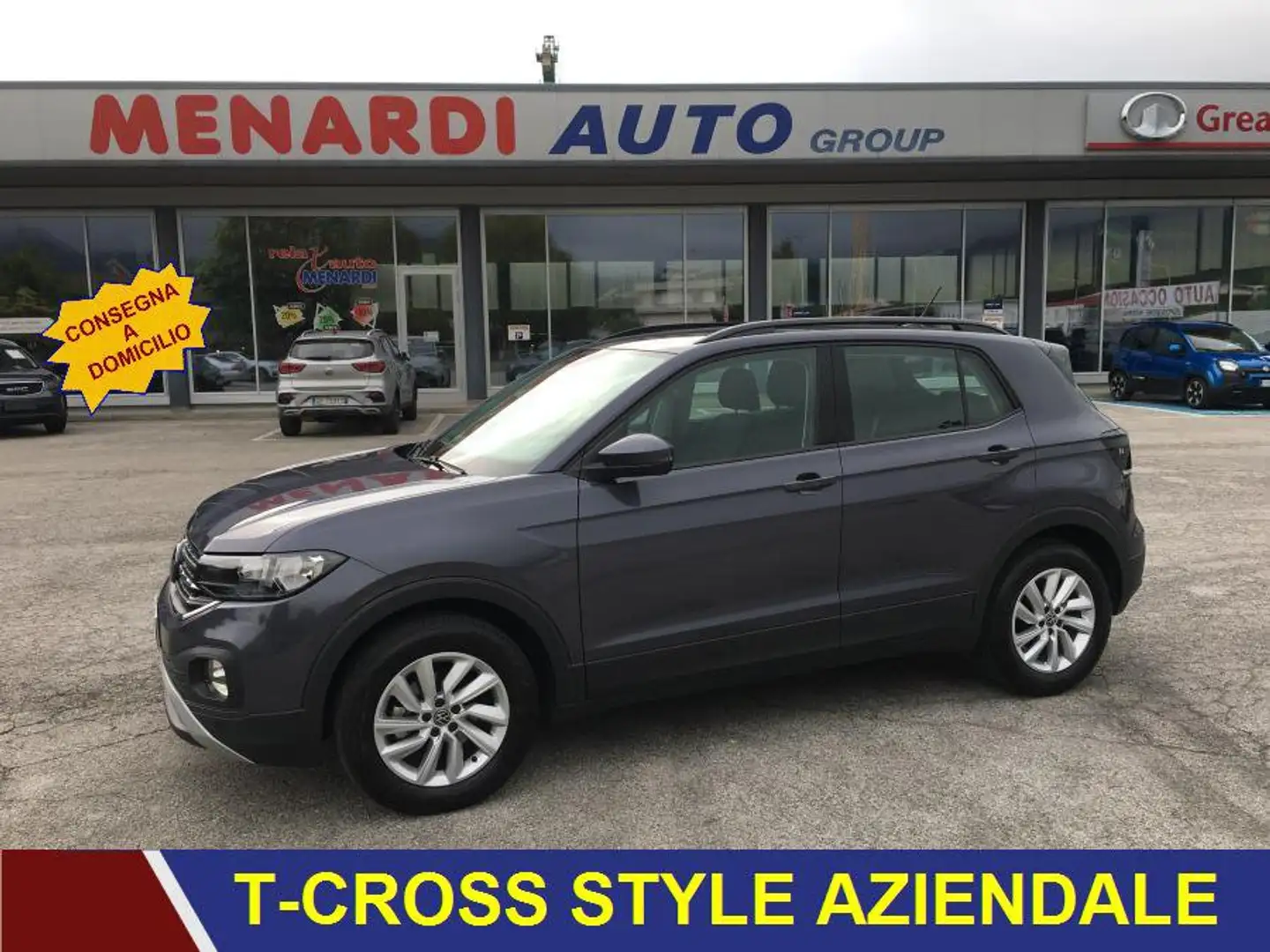 Volkswagen T-Cross 1.0 TSI Style BMT PARI AL NUOVO!! Grigio - 1