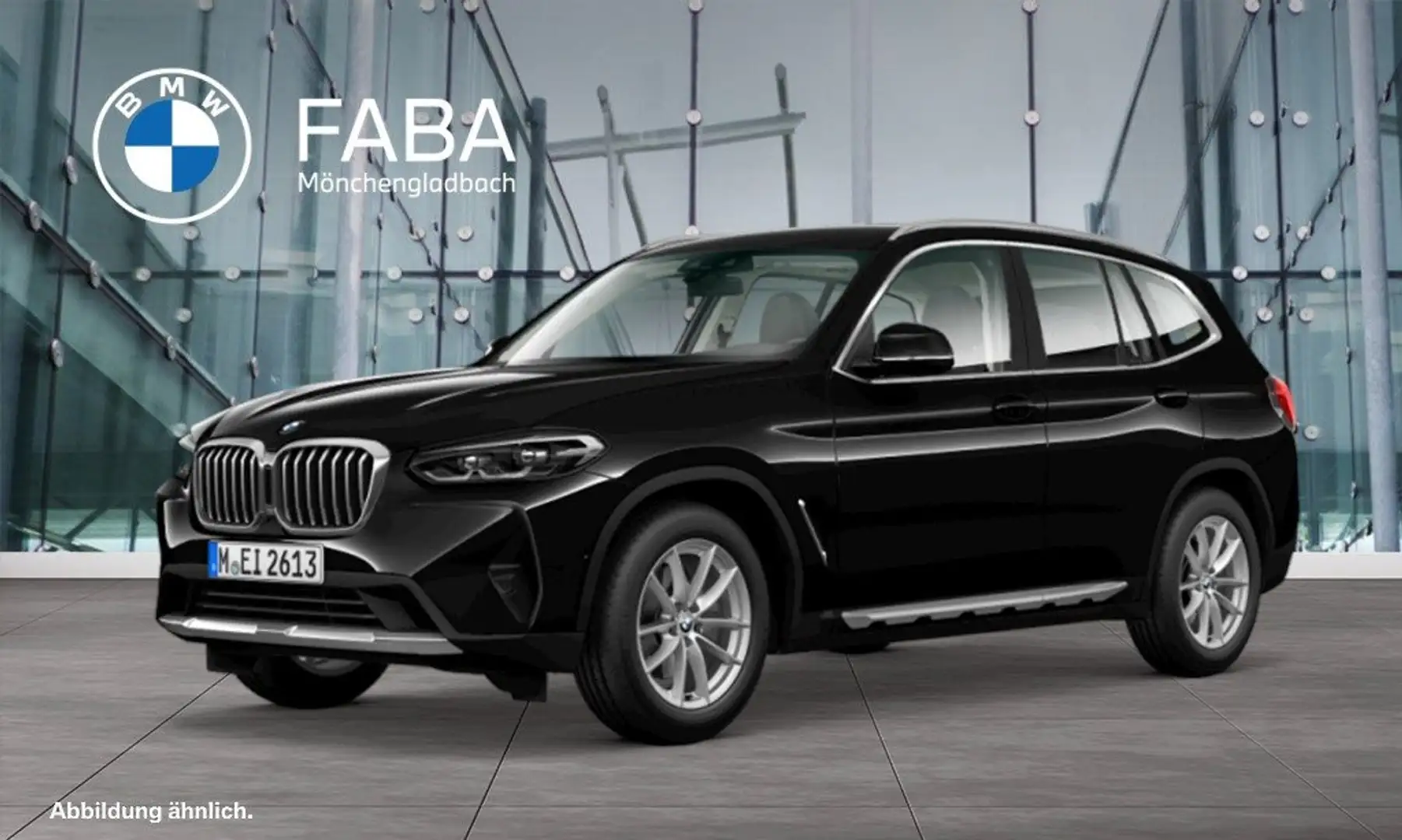 BMW X3 xDrive20d DAB LED WLAN Parkassistent AHK Schwarz - 1