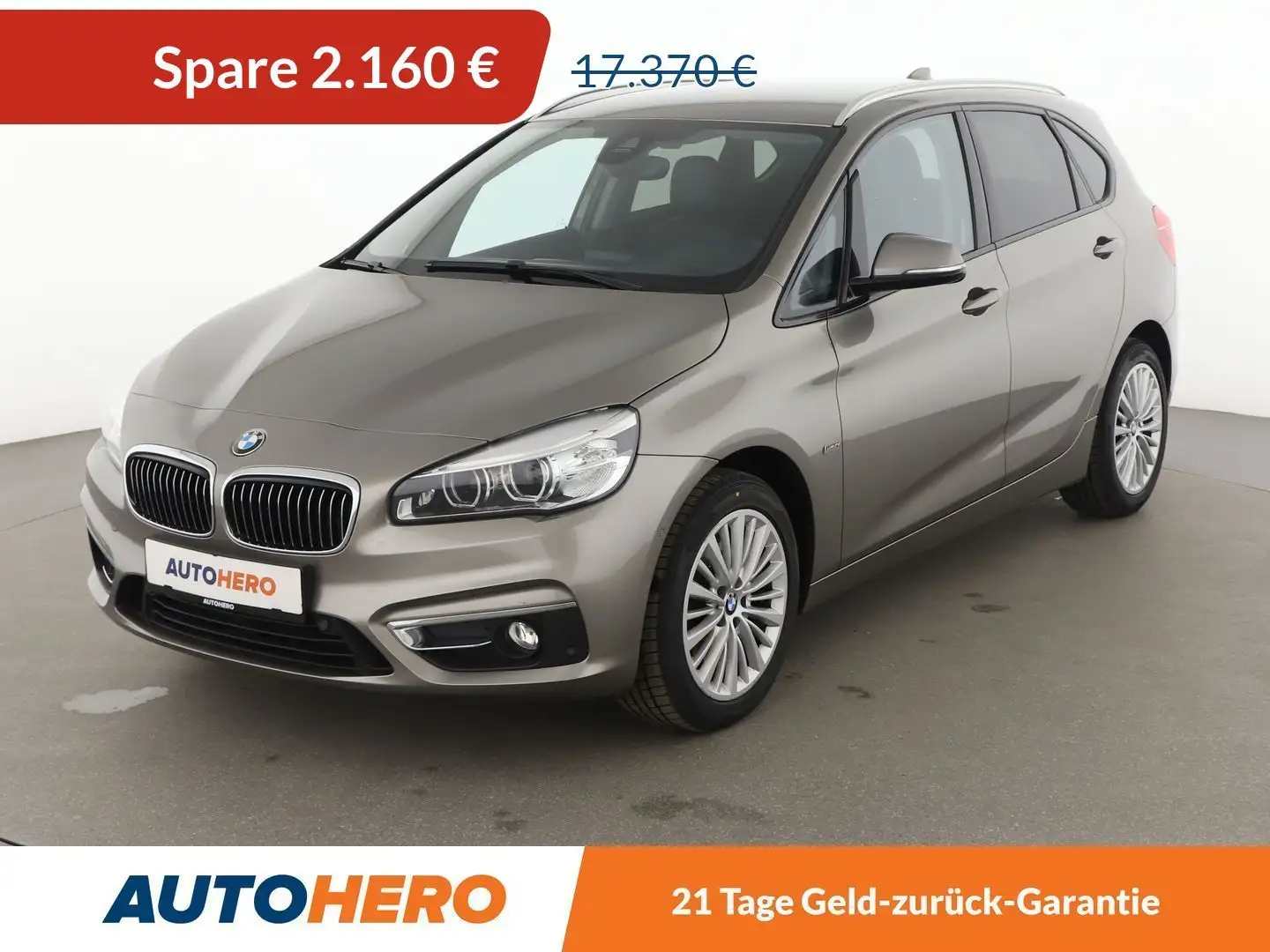 BMW 220 220i Active Tourer Luxury Line Aut.*NAVI*LED* Сірий - 1