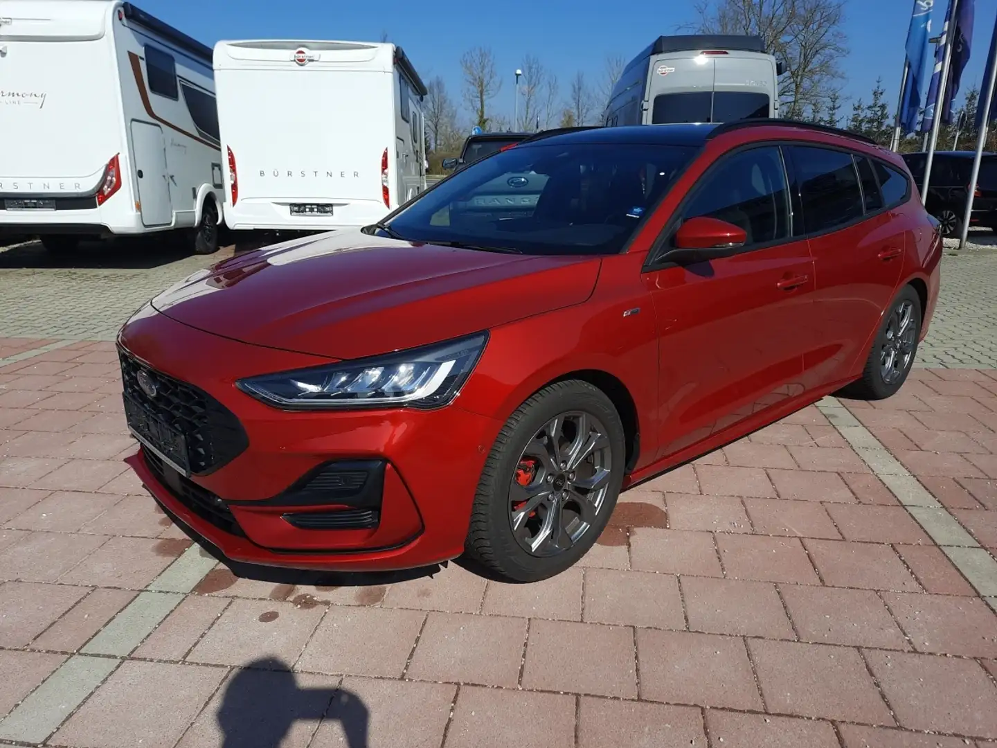 Ford Focus Turnier 1.0 EcoBoost ST-Line X Navi Pano LED Piros - 2