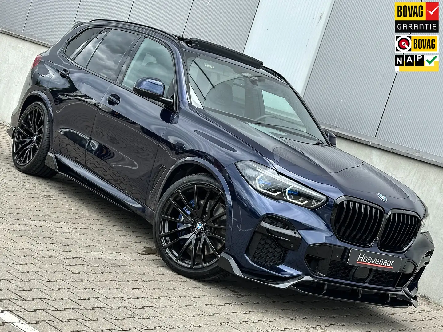 BMW X5 XDrive45e M-Sport M-seats Laser Lucht Pano 22Inch Blauw - 1