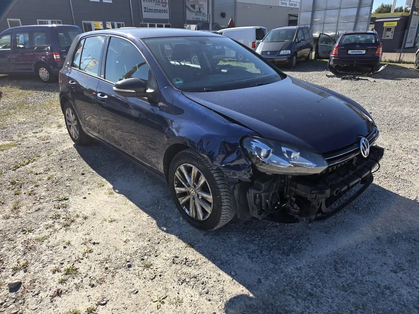 Volkswagen Golf Style 1 HAND - VOLL FAHRBEREIT - SHZ - AHK - TOP ! Bleu - 1