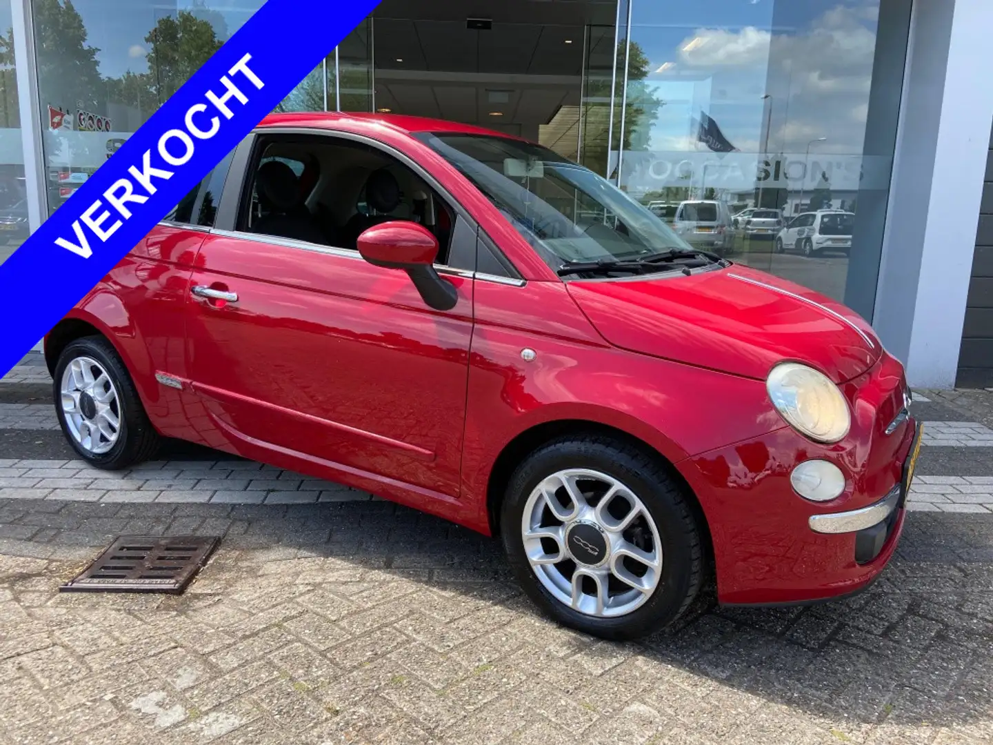 Fiat 500 1.2 Sport VERKOCHT Rood - 2