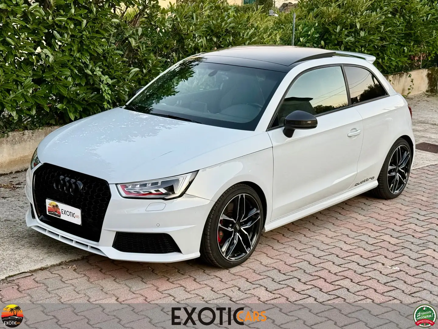 Audi S1 2.0 tfsi quattro - Sedili Guscio - Tetto apribile Bianco - 1