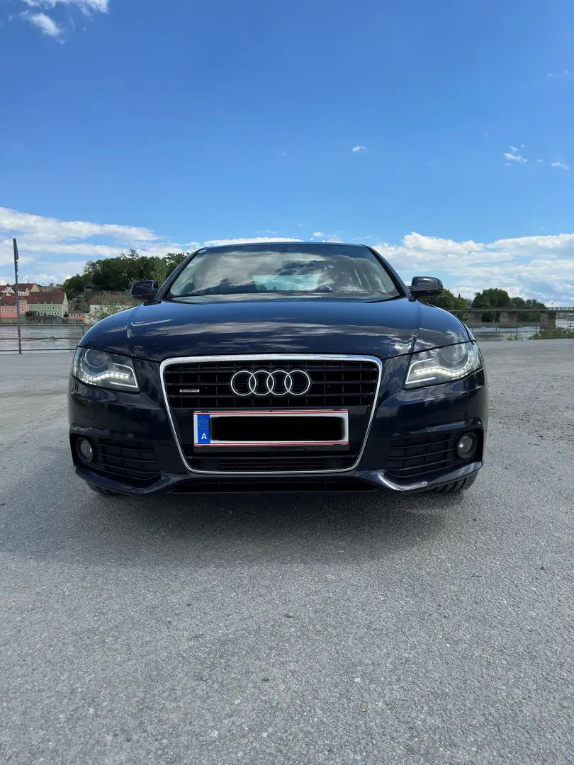 Audi A4 quattro 3,0 TDI V6 Limousine Blau - 2