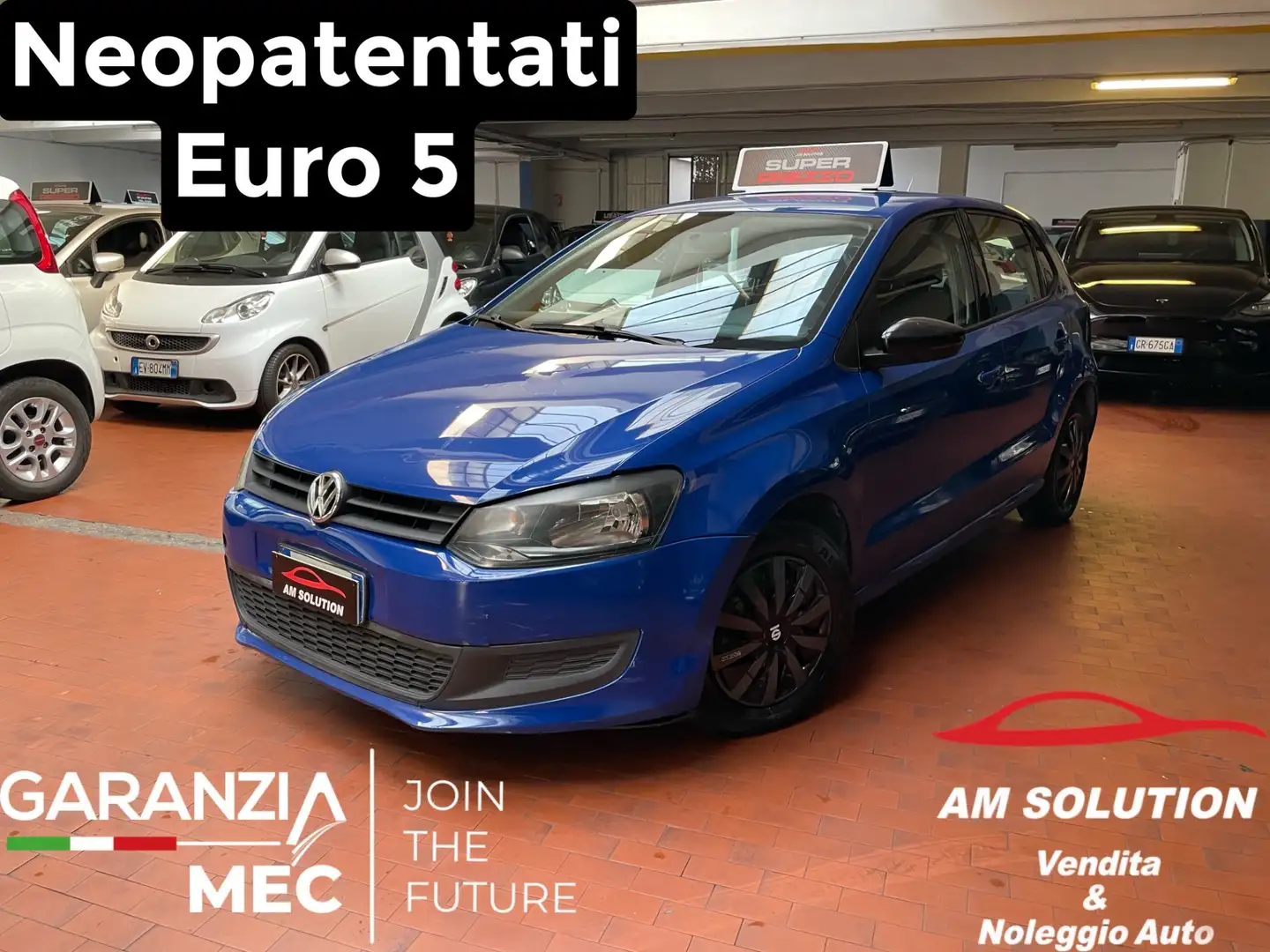 Volkswagen Polo Polo 1.2 Neopatentati Euro 5 Bleu - 1