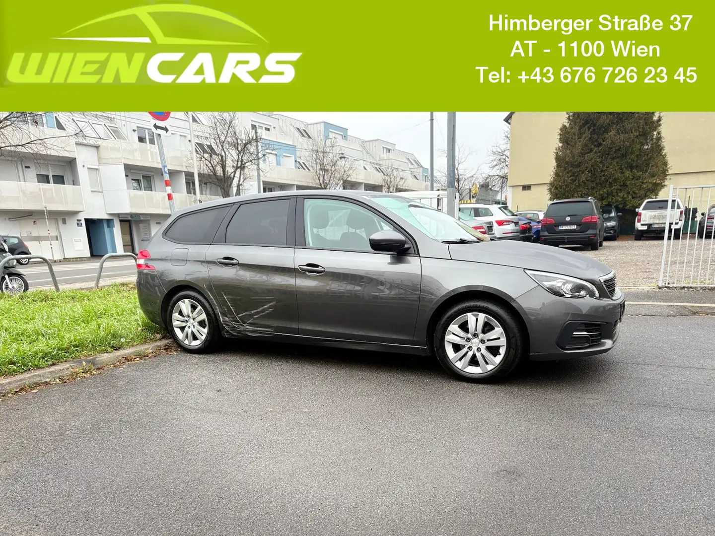 Peugeot 308 SW 1,6 BlueHDI 100 S&S Active Gris - 1