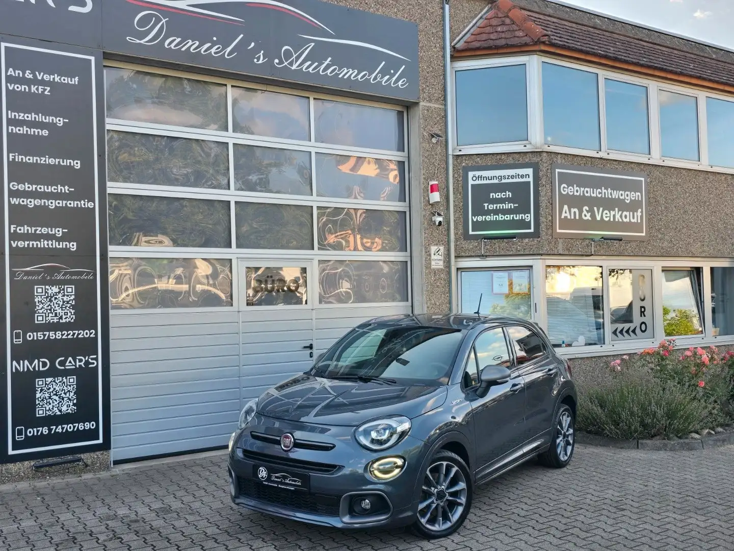 Fiat 500X Sport 4X2 AUTOMATIK/KAMERA/SPURHALTE/ABSTAN Grijs - 1
