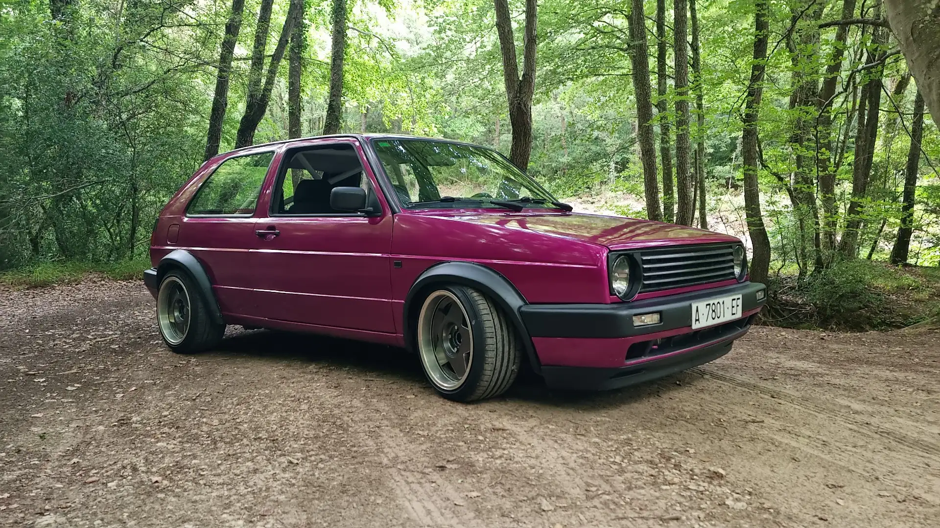 Volkswagen Golf 1.8t 20v Fioletowy - 2