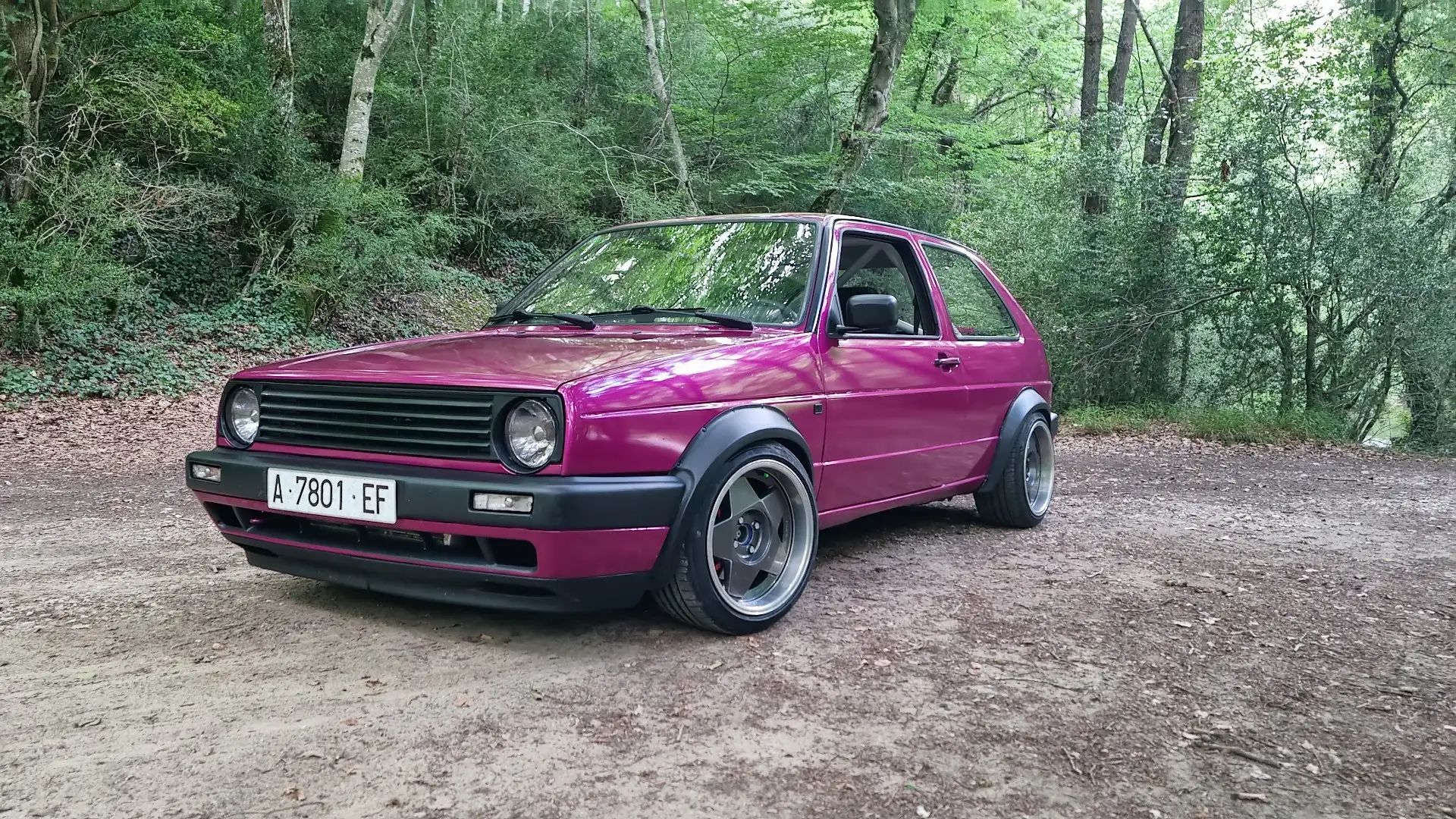 Volkswagen Golf 1.8t 20v Fioletowy - 1
