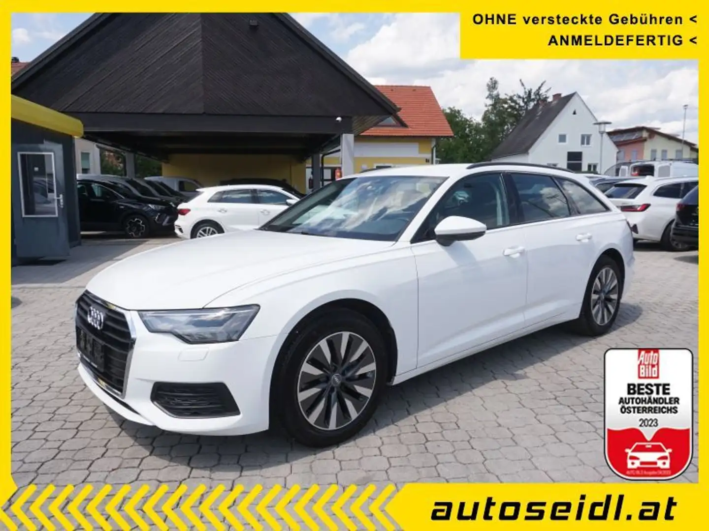Audi A6 Avant 40 TDI S-tronic *2022er+LEDER+LED* Weiß - 1