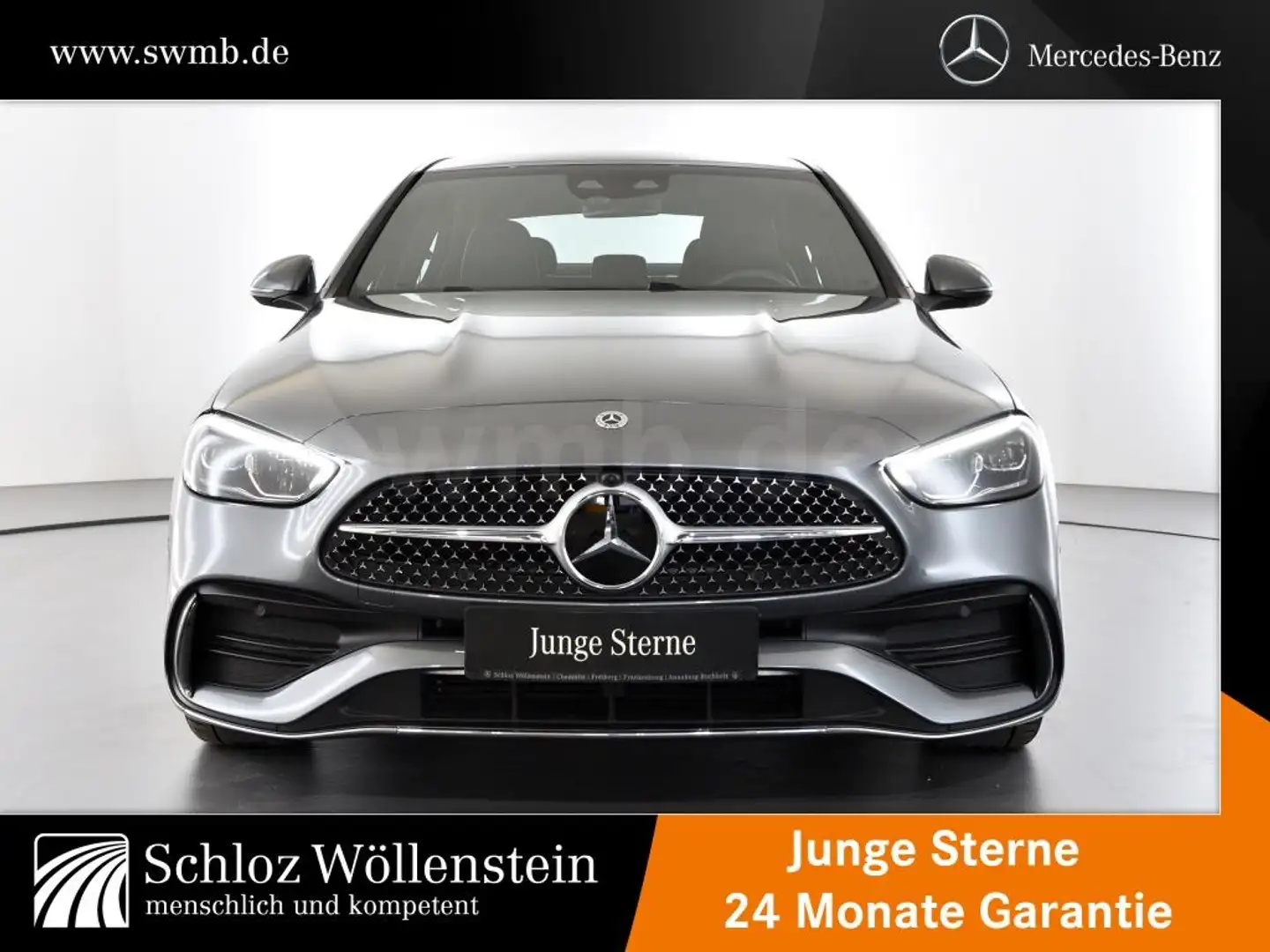 Mercedes-Benz C 220 d AMG/LED/AHK/Fahrass+/Spiegel-P/RfCam/EDW Grau - 2