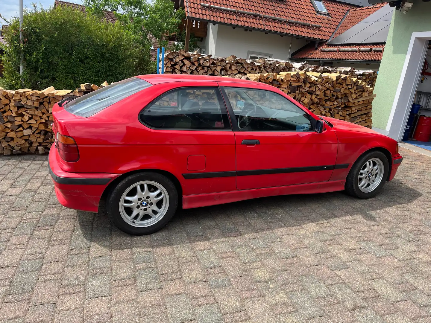BMW 318 3er 318ti compact Rouge - 2