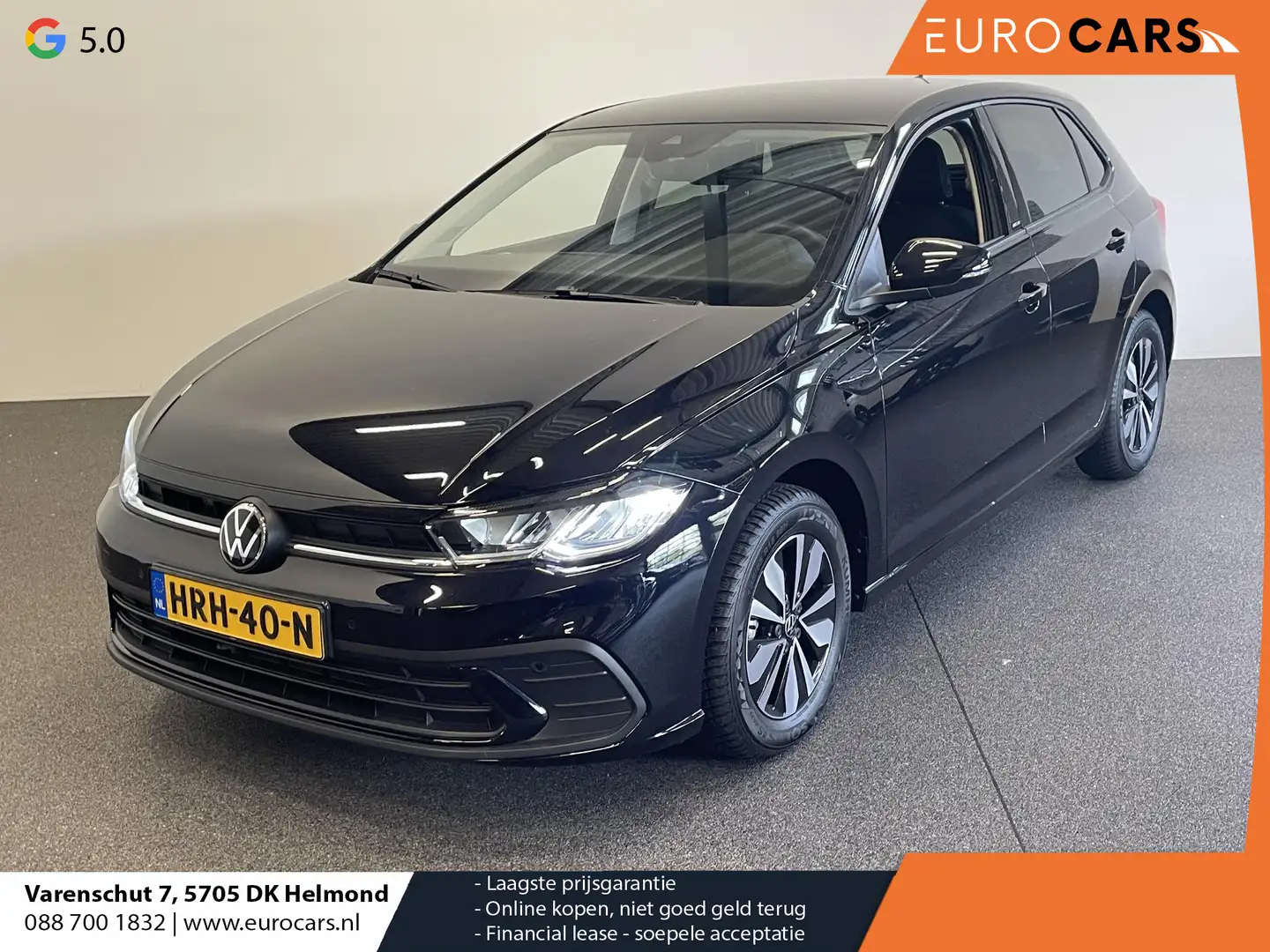 Volkswagen Polo 1.0 TSI DSG-7 Aut. Move Airco|ECC Navigatie Full L Noir - 1