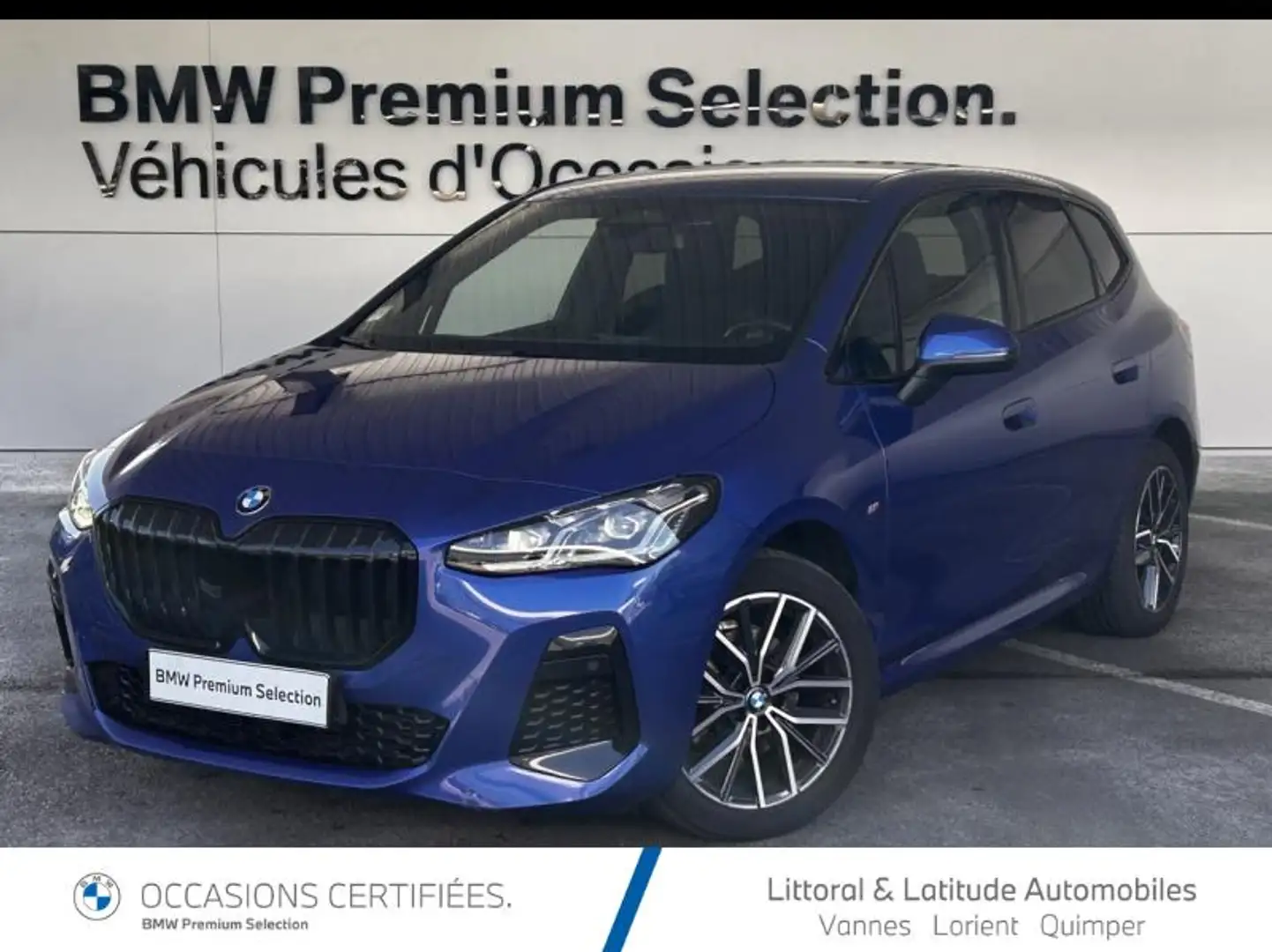 BMW 218 218d 150ch M Sport DKG7 Bleu - 1