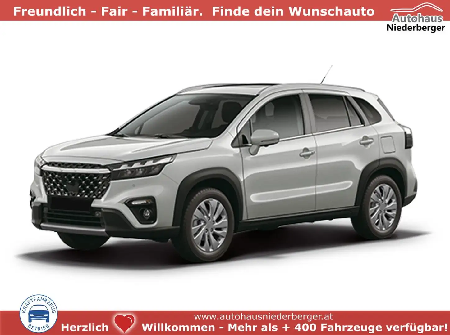 Suzuki S-Cross Comfort 1.4 MHEV AT 4WD *Navi*Android Auto*SHZ*... Silber - 1