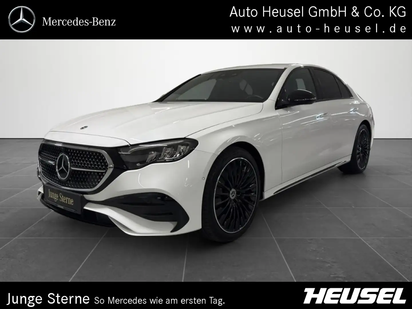 Mercedes-Benz E 200 AMG *Superscreen*NightPak*AmbBel* White - 1