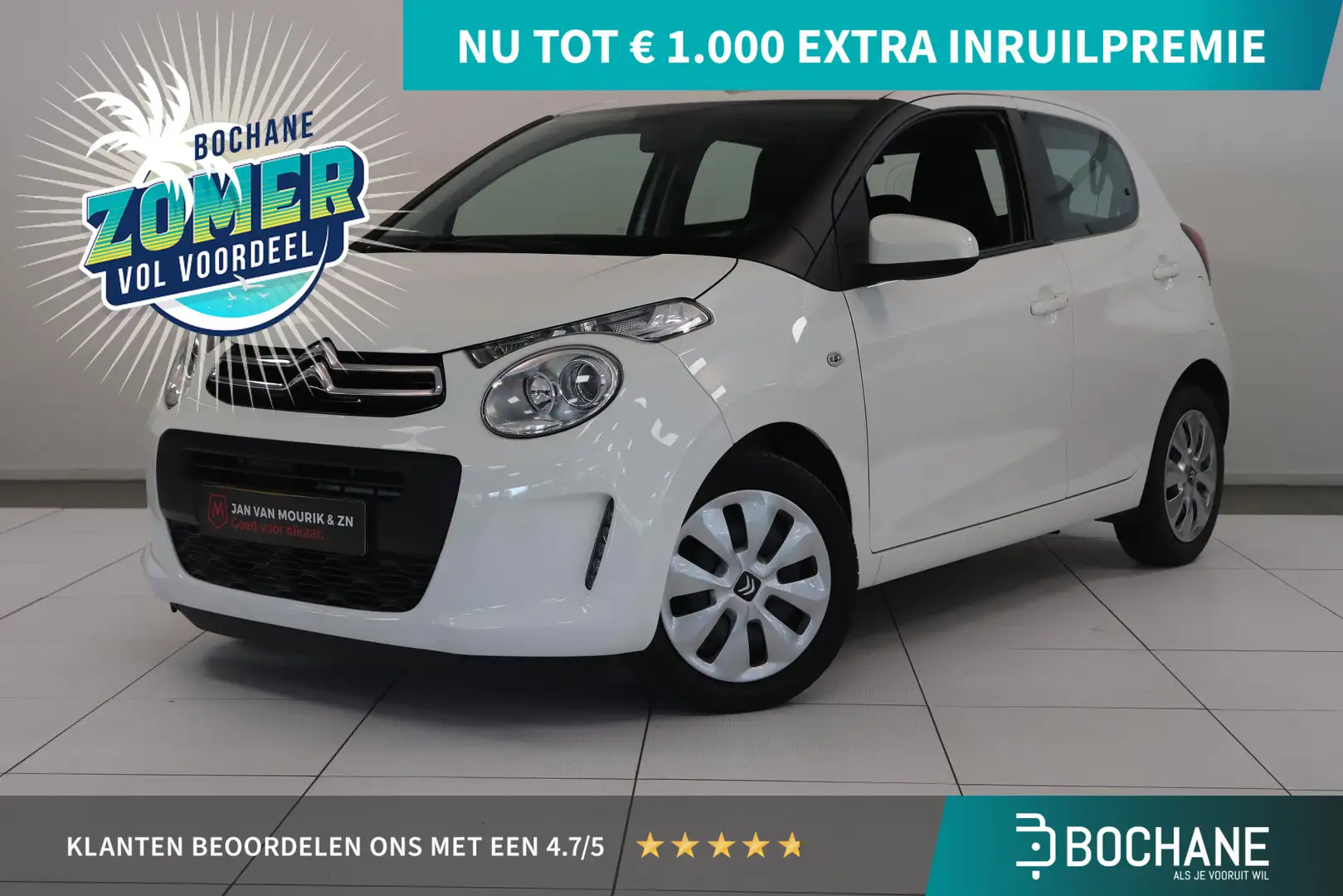 Citroen C1 1.0 VTi Feel | Airco | Bluetooth | DAB | Snelheidb Blanc - 1