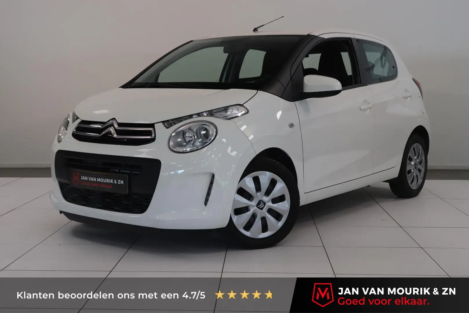 Citroen C1 1.0 VTi Feel | Airco | Bluetooth | DAB | Snelheidb Blanc - 1